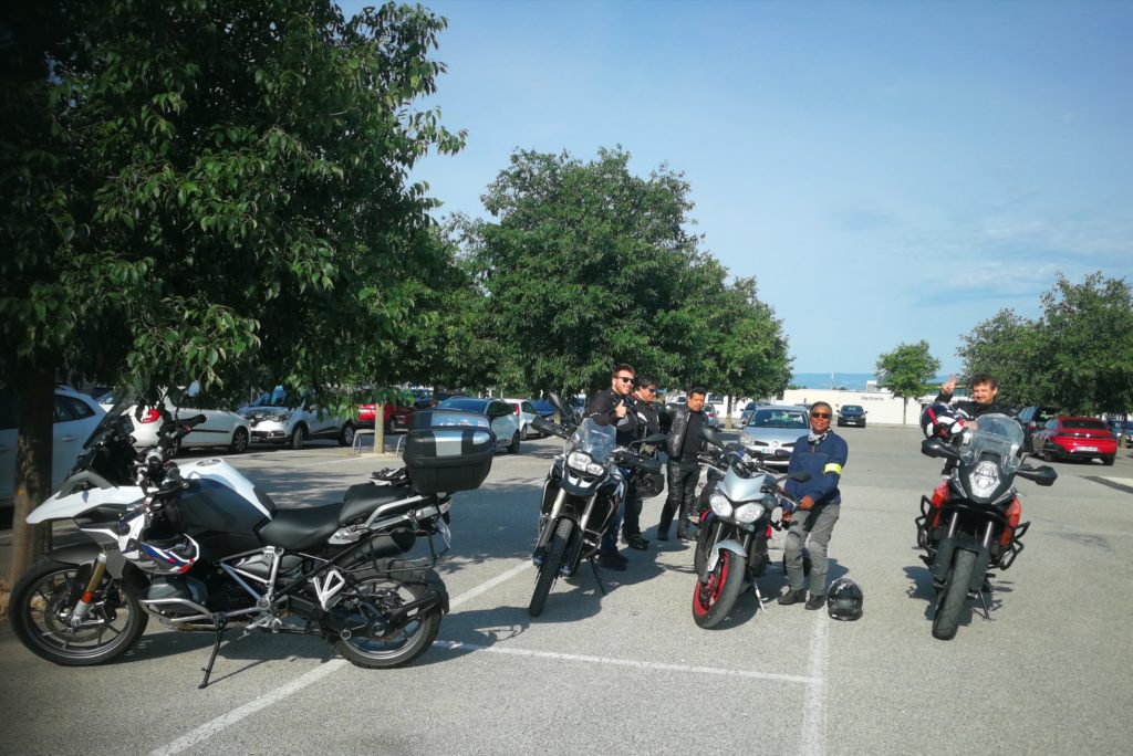 Résumé balade du 27 juin 2021 - barrage du Sautet (38) 5 Depart de la balade FFMC2607