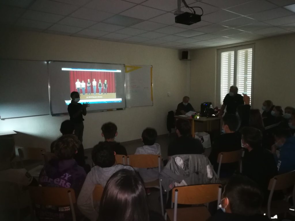 Intervention au collège Anne CARTIER de Livron 2 WhatsApp Image 2021 09 20 at 10.23.15