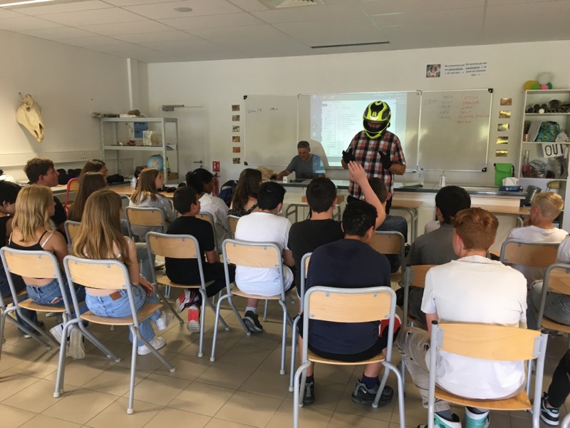 ERJ au collège Henri AGERON de Vallon Pont d'Arc 1 IMG 6683