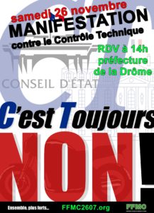 manif contre le CT et la décision de Conseil d'Etat 1 Affiche manif CT FFMC26 07 1