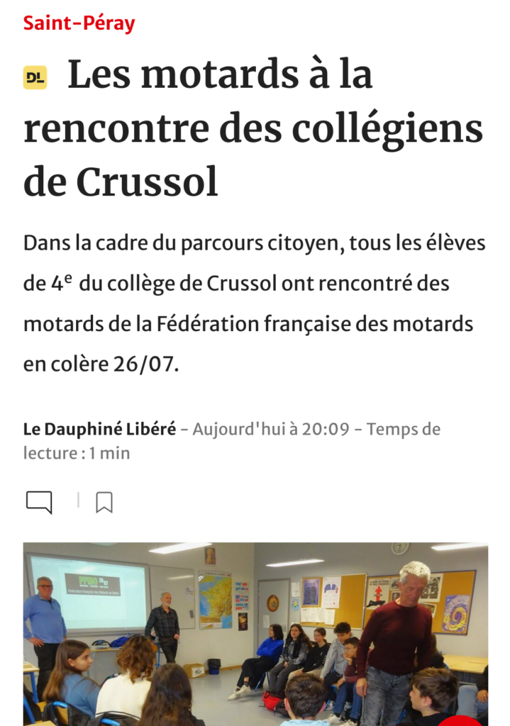 ERJ: sensibilisation au collège de St PERAY 6 1000004823