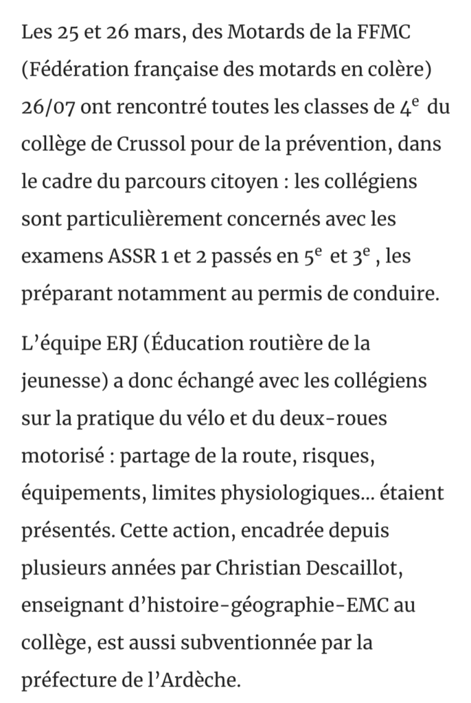 ERJ: sensibilisation au collège de St PERAY 7 1000004839
