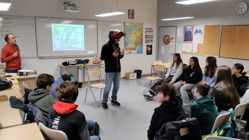 ERJ: sensibilisation au collège de St PERAY 4 erj St peray 2025